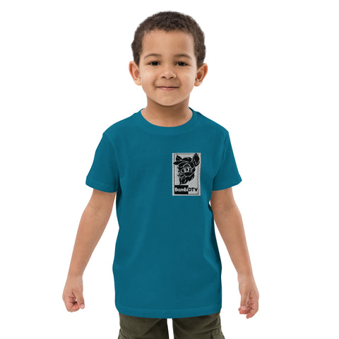 BambiDTV - Kinder-T-Shirt aus Bio-Baumwolle mit Stick