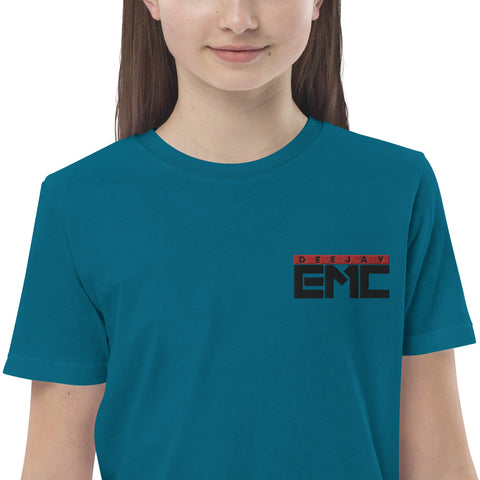 Twitcherlab/DJ-EMC - Kinder-T-Shirt aus Bio-Baumwolle mit Stick