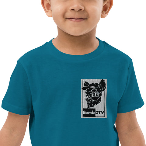 BambiDTV - Kinder-T-Shirt aus Bio-Baumwolle mit Stick