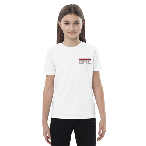 Twitcherlab/DJ-EMC - Kinder-T-Shirt aus Bio-Baumwolle mit Stick