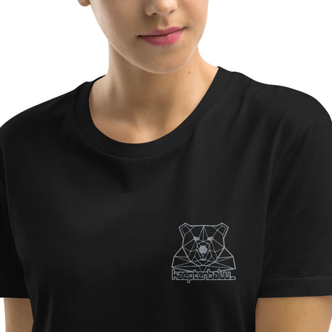 kaeptenbaluu_ - T-Shirt-Kleid Aus Bio-Baumwolle mit Stick