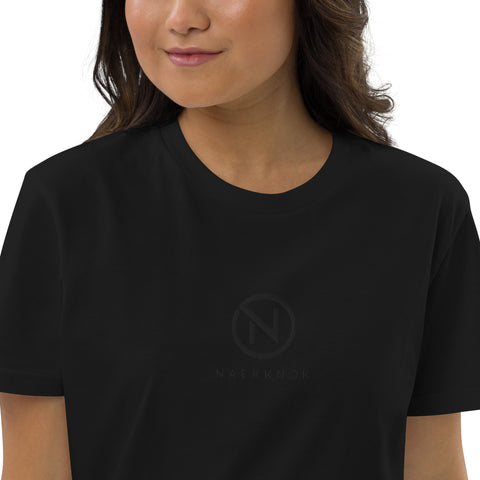 naekknok - T-Shirt-Kleid aus Bio-Baumwolle mit Stick