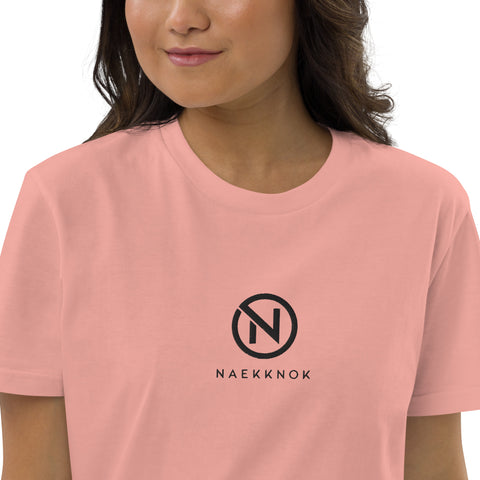 naekknok - T-Shirt-Kleid aus Bio-Baumwolle mit Stick