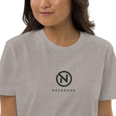 naekknok - T-Shirt-Kleid aus Bio-Baumwolle mit Stick