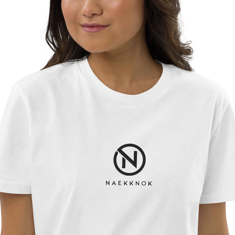 naekknok - T-Shirt-Kleid aus Bio-Baumwolle mit Stick