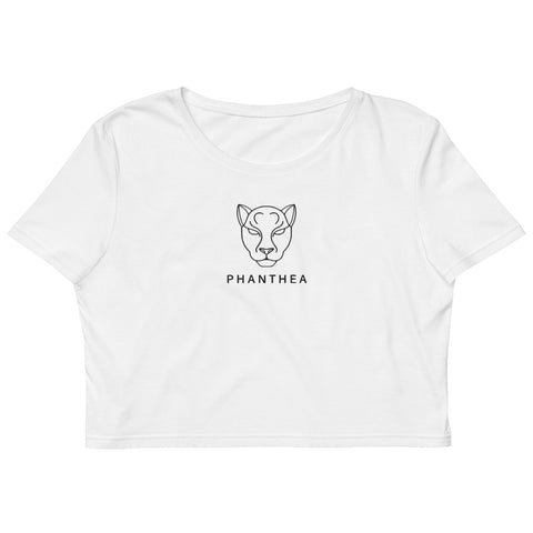 Phanthea - Crop-Top aus Bio-Baumwolle mit Stick