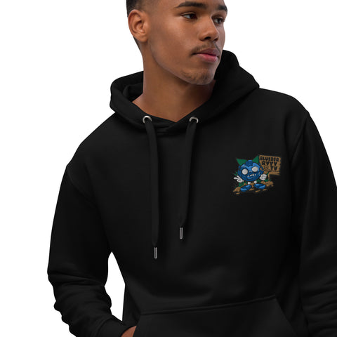 blueberryyy_tv - Unisex-Bio-Hoodie mit Stick