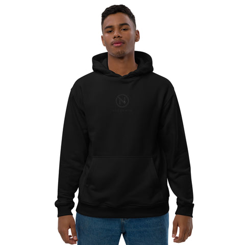 naekknok - Premium-Bio-Hoodie mit Stick und Druck