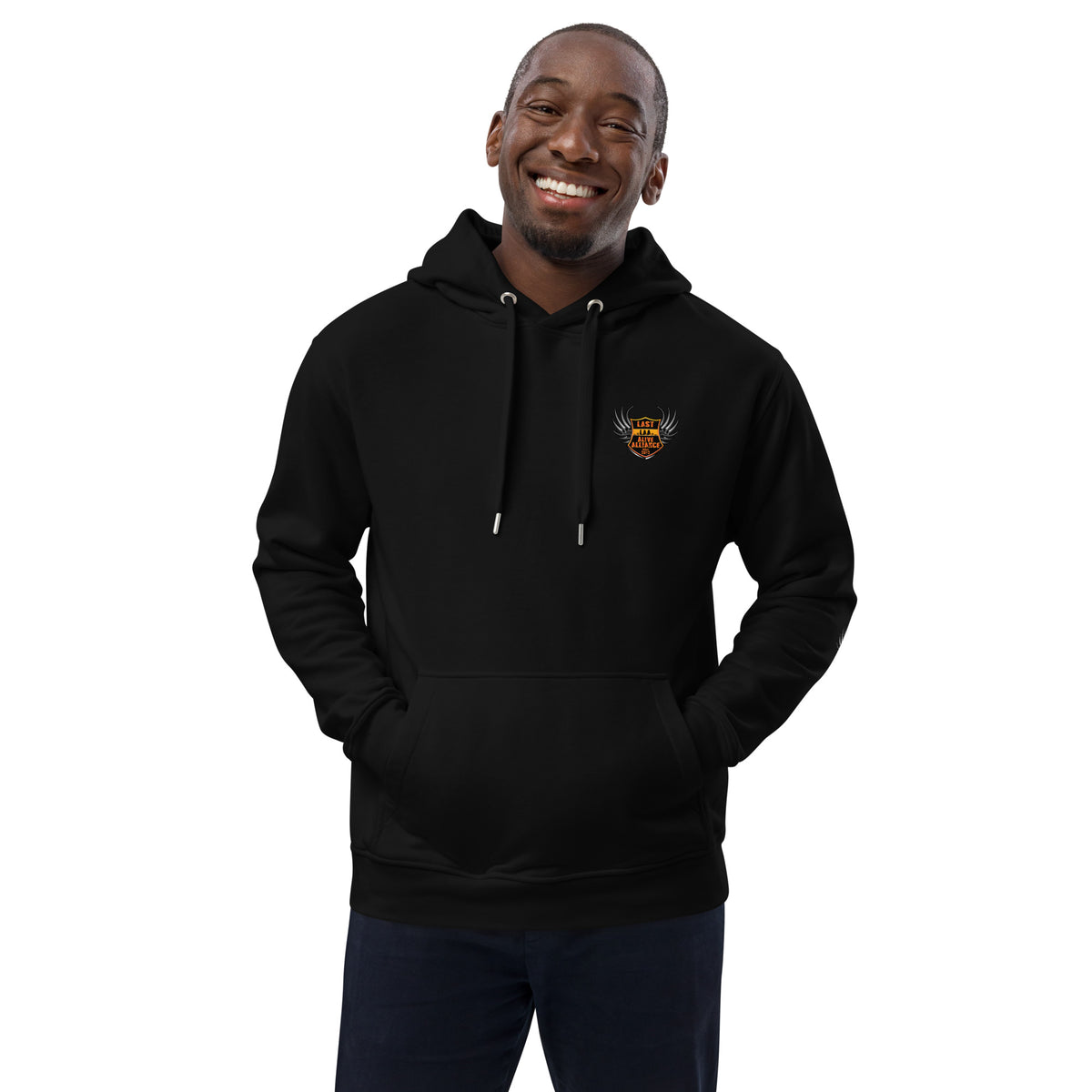 _=LAA=_ - Premium-Bio-Hoodie mit Druck