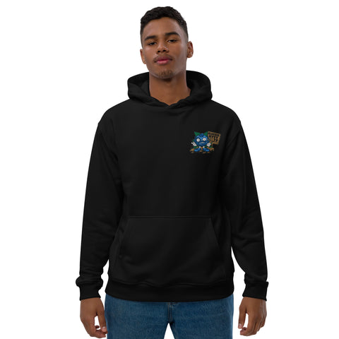 blueberryyy_tv - Unisex-Bio-Hoodie mit Stick