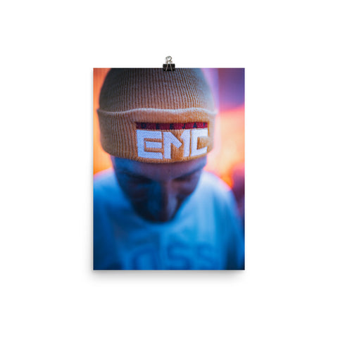 Twitcherlab/DJ-EMC - Poster mit Glanz-Fotopapier