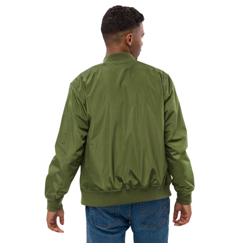 ChrisMiz - Recycelte Premium-Bomberjacke mit Stick