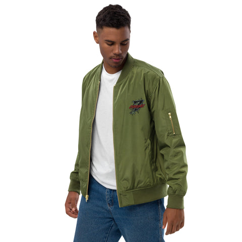 ChrisMiz - Recycelte Premium-Bomberjacke mit Stick