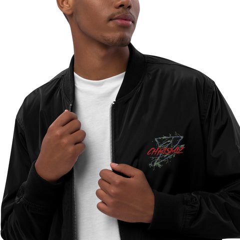 ChrisMiz - Recycelte Premium-Bomberjacke mit Stick
