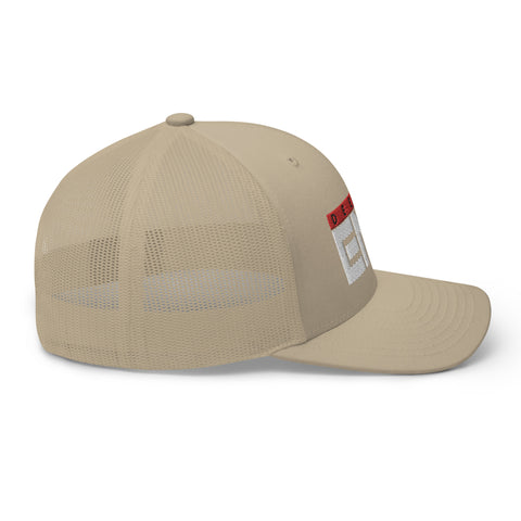 Twitcherlab/DJ-EMC - Trucker Cap mit weißem Stick