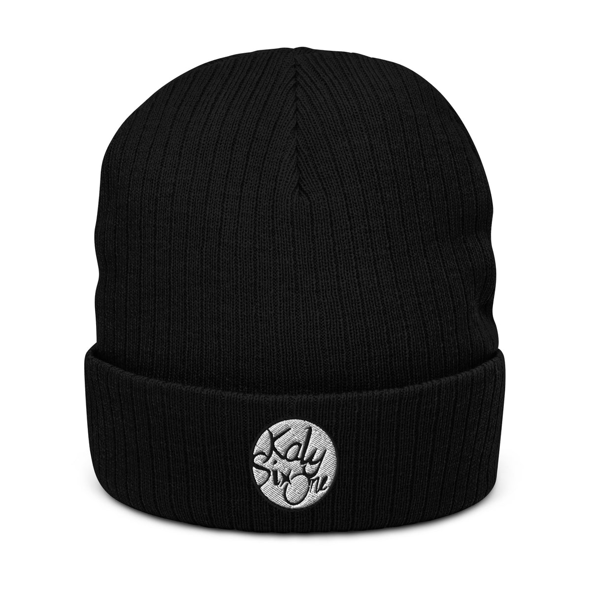 KalySixOne - Gerippte-Beanie mit Stick