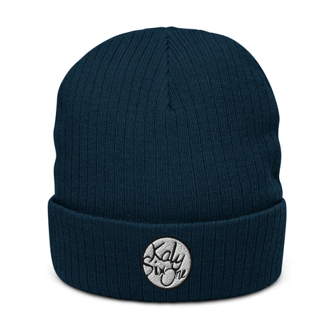 KalySixOne - Gerippte-Beanie mit Stick