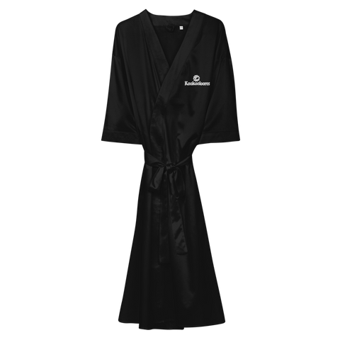 kookooloores - Bademantel aus Satin mit Stick