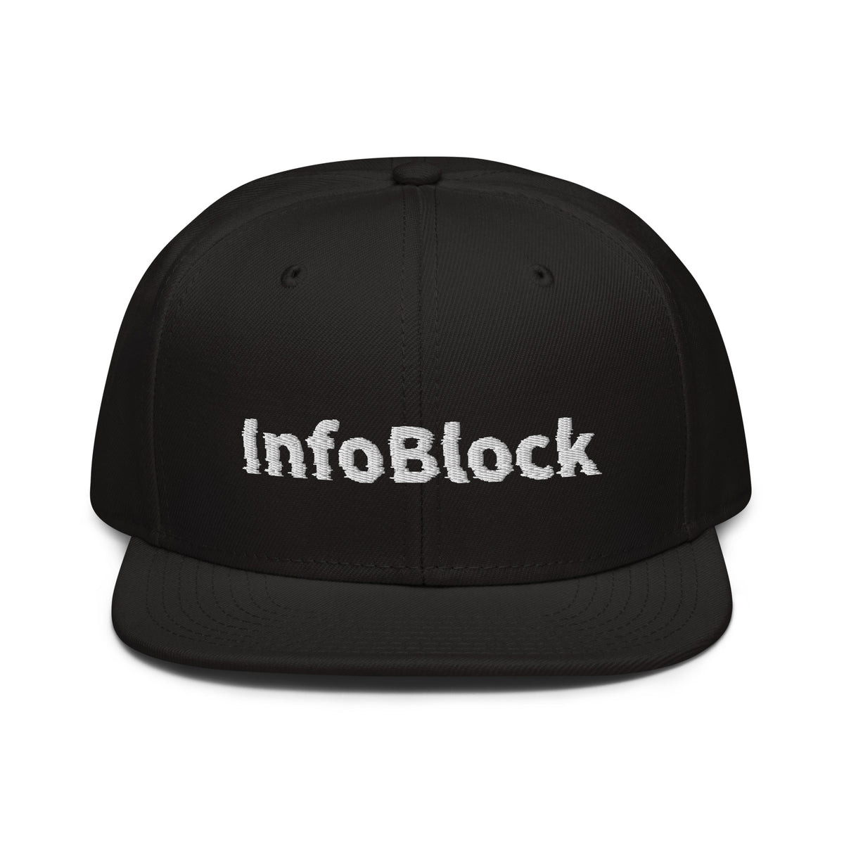 InfoBlock - Snapback-Cap mit Stick