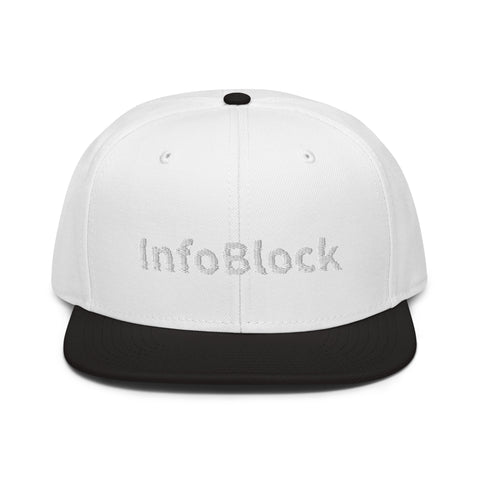 InfoBlock - Snapback-Cap mit Stick