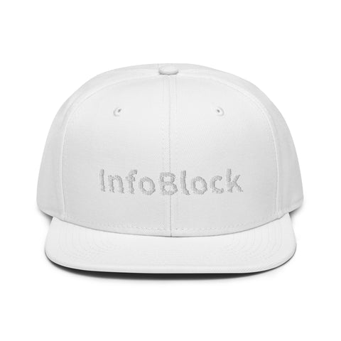 InfoBlock - Snapback-Cap mit Stick