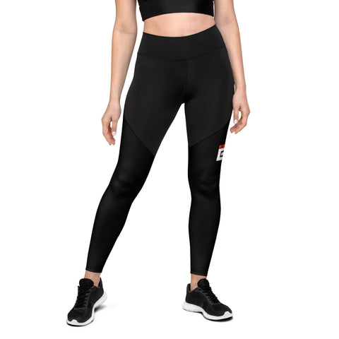 Twitcherlab/DJ-EMC - Sports-Leggings mit Druck