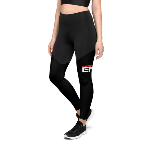 Twitcherlab/DJ-EMC - Sports-Leggings mit Druck