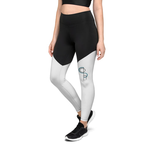 DerSocha - Sport-Leggings mit Druck