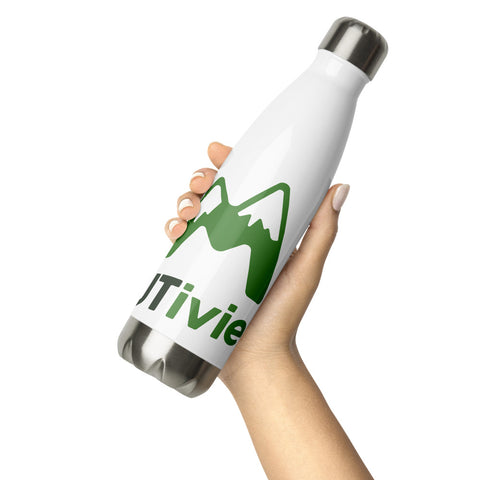 MUTiviert - Edelstahl Thermosflasche 500ml mit Logo