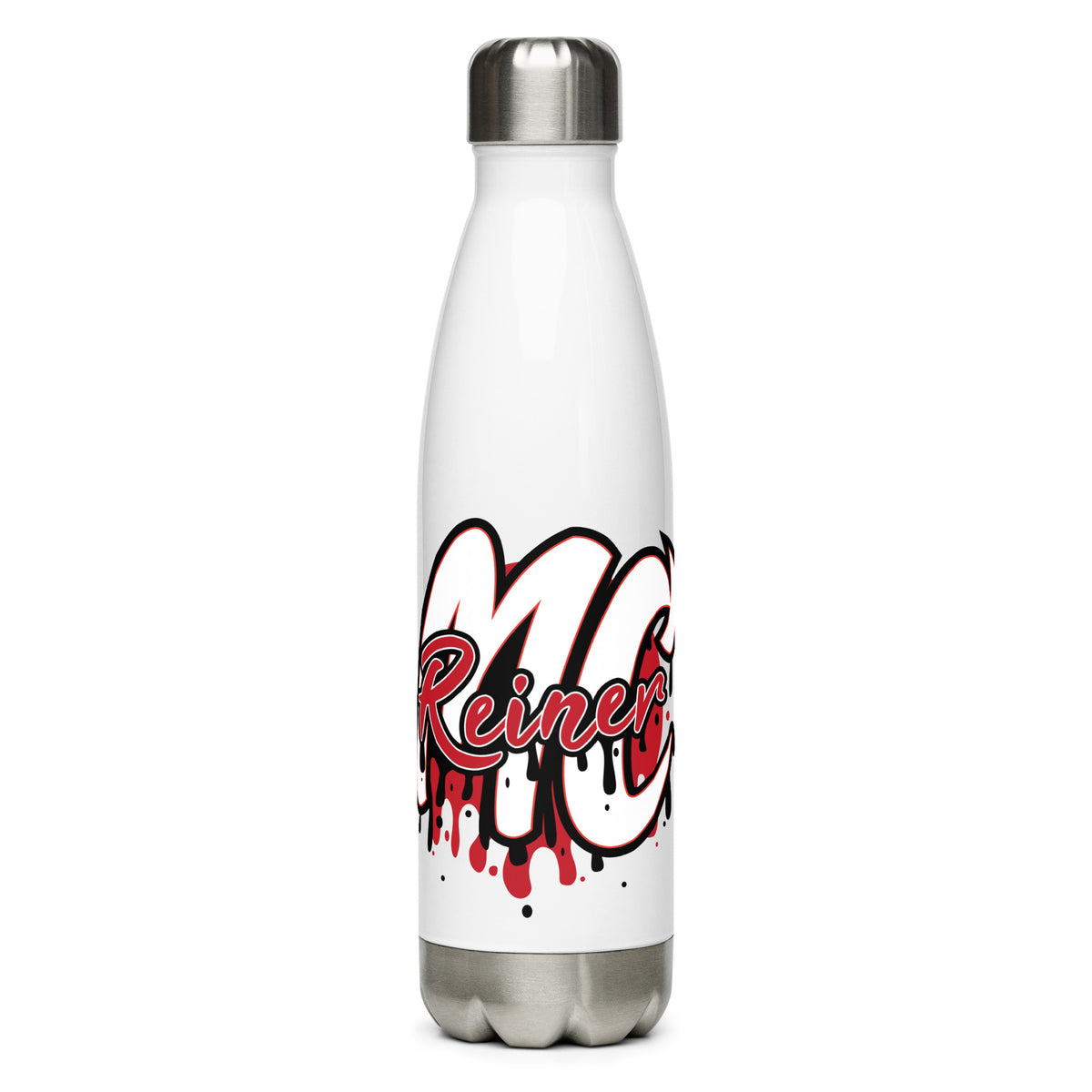 MC_REINERx - Edelstahl-Trinkflasche mit Druck