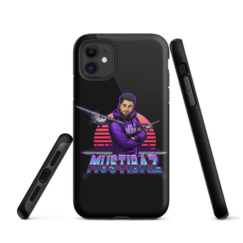 mustibaz - Hardcase-iPhone-Hülle mit Druck