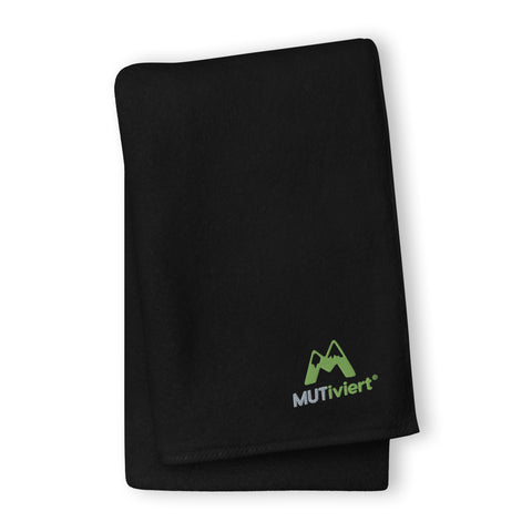 MUTiviert - Badetuch mit Baumwolle und Stick