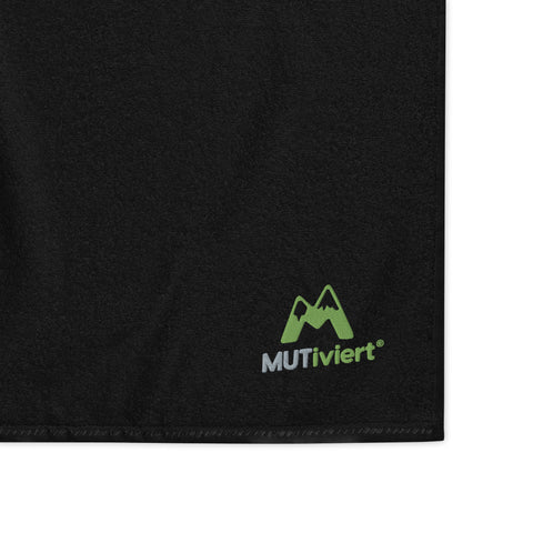 MUTiviert - Badetuch mit Baumwolle und Stick