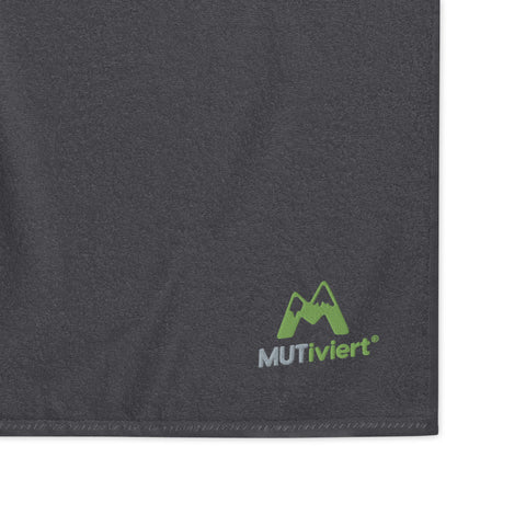 MUTiviert - Badetuch mit Baumwolle und Stick