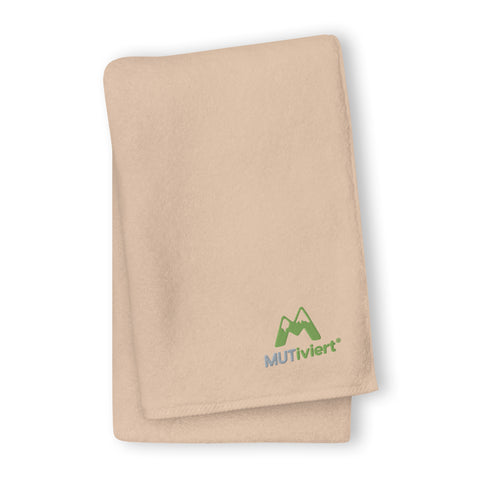 MUTiviert - Badetuch mit Baumwolle und Stick