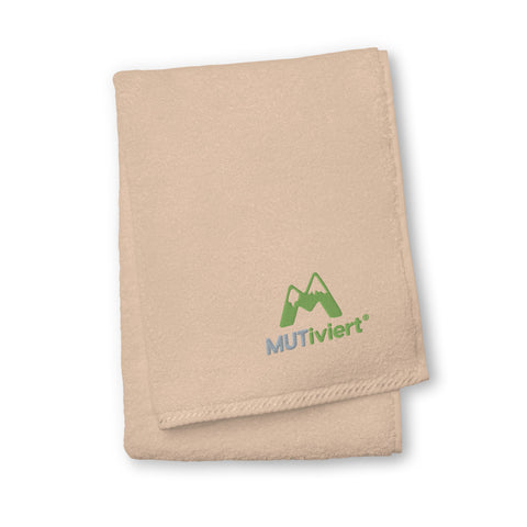MUTiviert - Badetuch mit Baumwolle und Stick