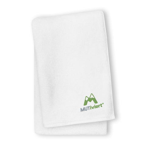 MUTiviert - Badetuch mit Baumwolle und Stick