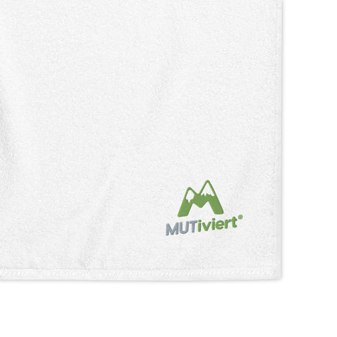 MUTiviert - Badetuch mit Baumwolle und Stick