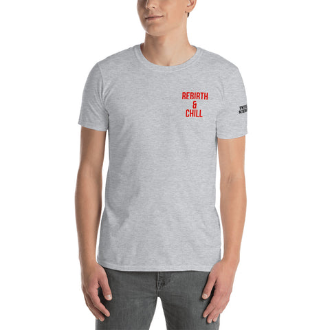 Schmier316 - "Rebirth and Chill" Herren Softstyle T-Shirt mit Druck