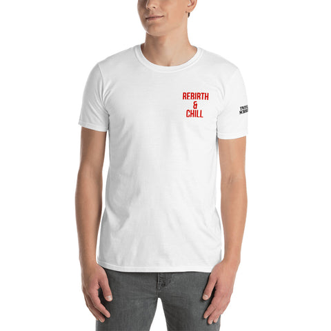 Schmier316 - "Rebirth and Chill" Herren Softstyle T-Shirt mit Druck