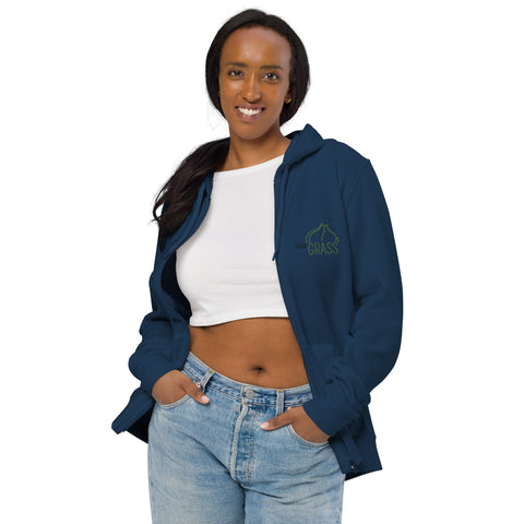LuiTheDinosaur - Unisex-Zip-Hoodie mit Stick