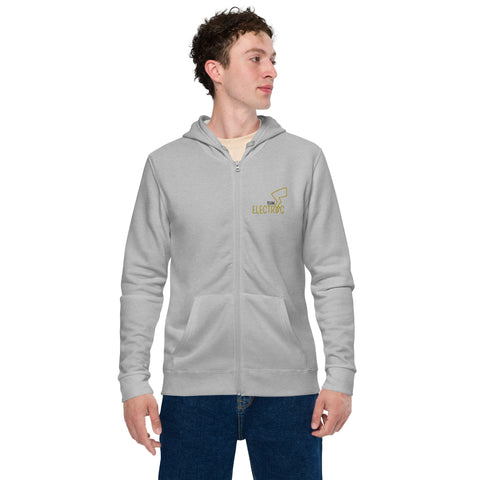 LuiTheDinosaur - Unisex-Zip-Hoodie mit Stick