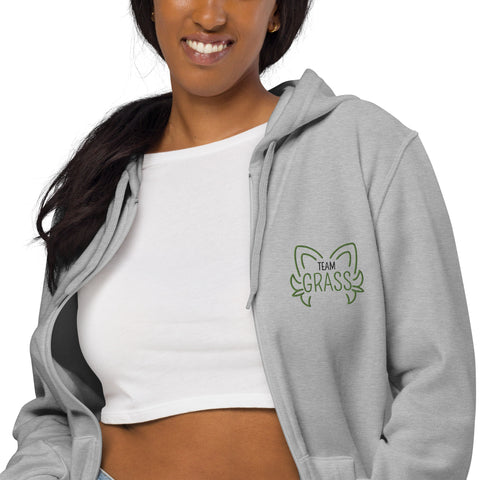 LuiTheDinosaur - Unisex-Zip-Hoodie mit Stick