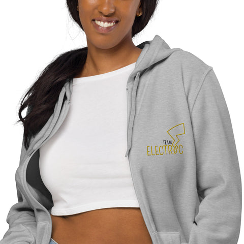 LuiTheDinosaur - Unisex-Zip-Hoodie mit Stick