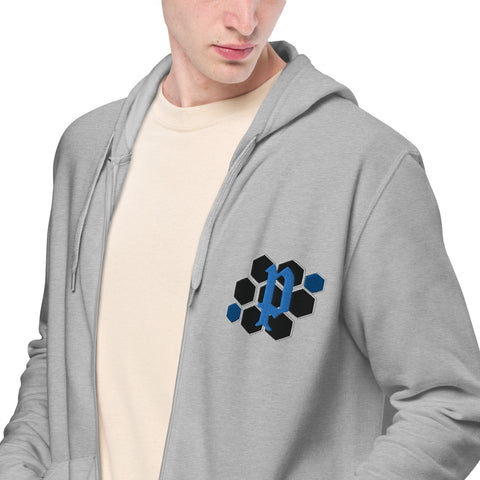 PitbullPitTv - Unisex-Zip-Hoodie mit Stick