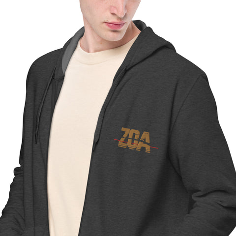 ZOA__ - Unisex-Zip-Hoodie mit Stick