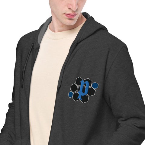 PitbullPitTv - Unisex-Zip-Hoodie mit Stick