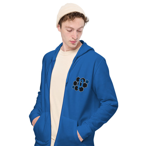 PitbullPitTv - Unisex-Zip-Hoodie mit Stick