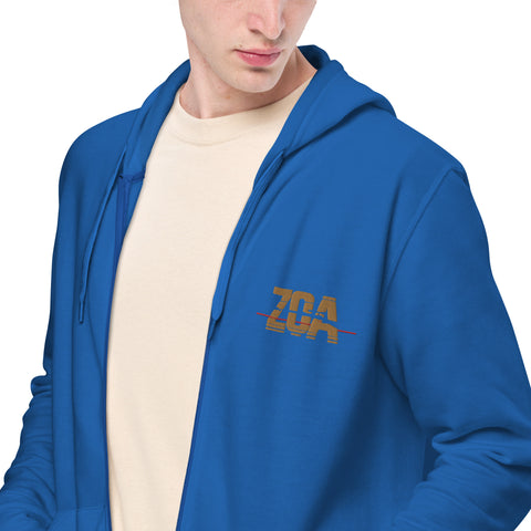 ZOA__ - Unisex-Zip-Hoodie mit Stick