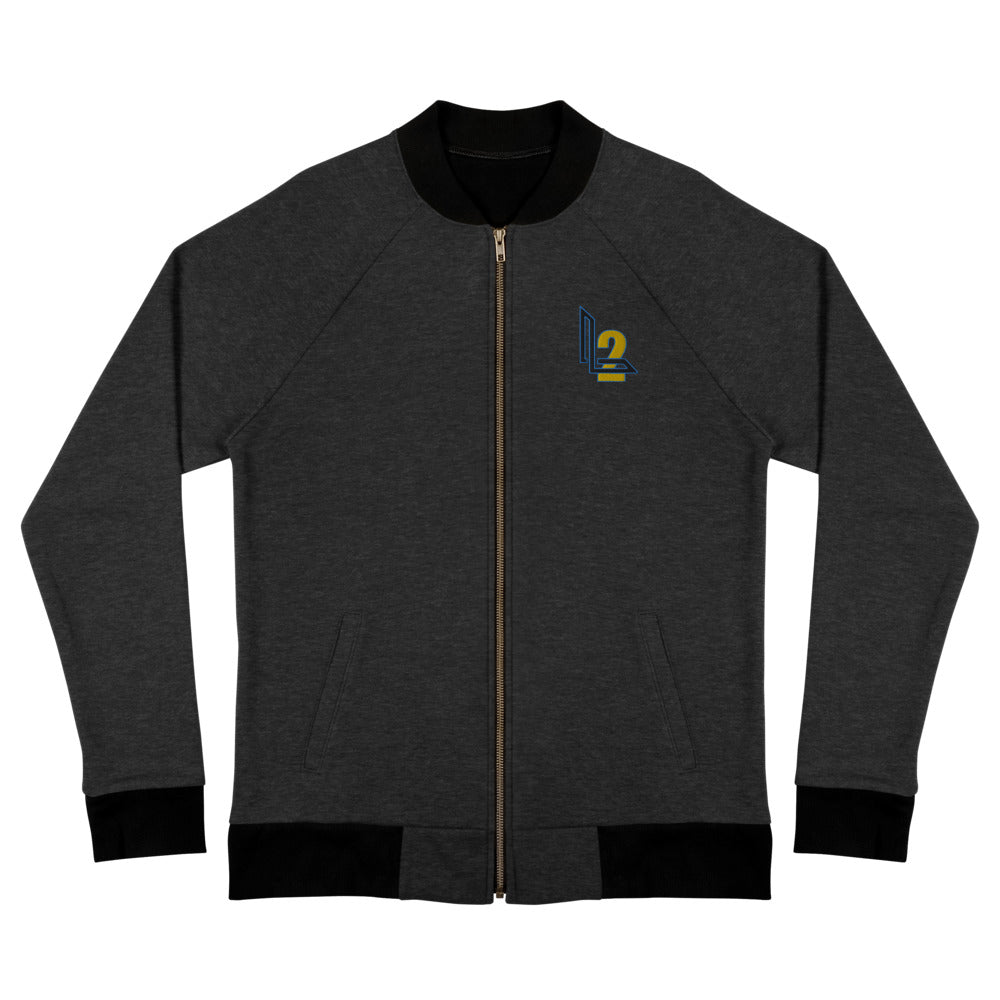 L2TheRoad - "L2" - Bomberjacke in Schwarz mit Stick
